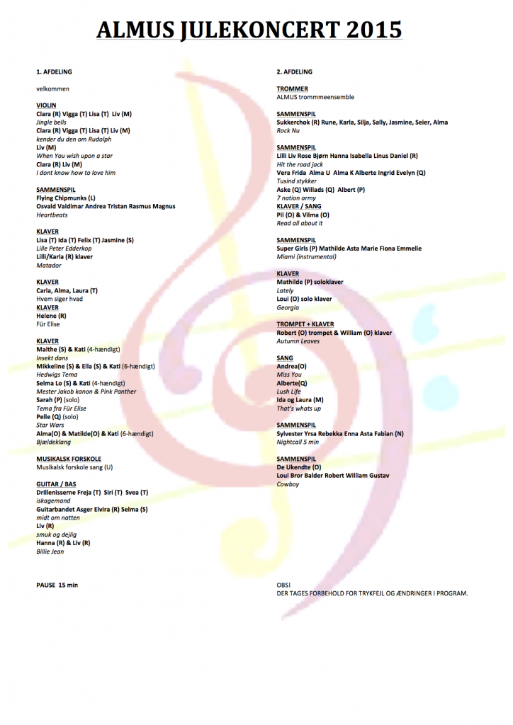 JULEKONCERT2015_program